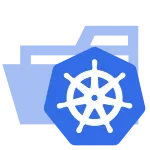 Kubernetes Opened SVG Icon